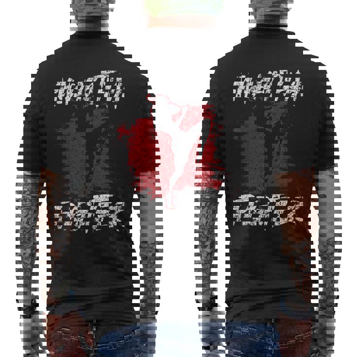 Muay Thai Fighter Boxeo Artes Marciales Hobby Camiseta Hombre Estampado Espalda