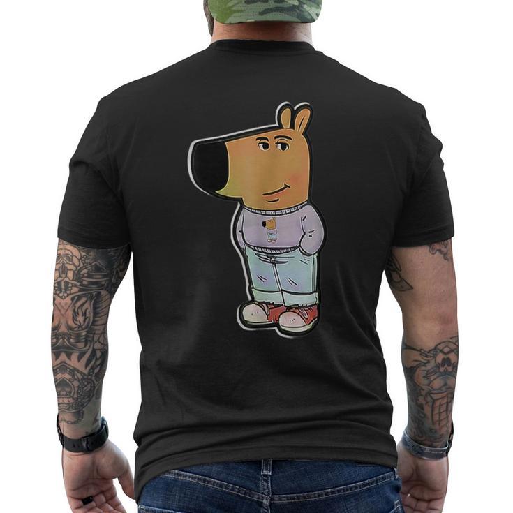 My New Character Double Stylish Chill Guy Meme T-Shirt mit Rückendruck