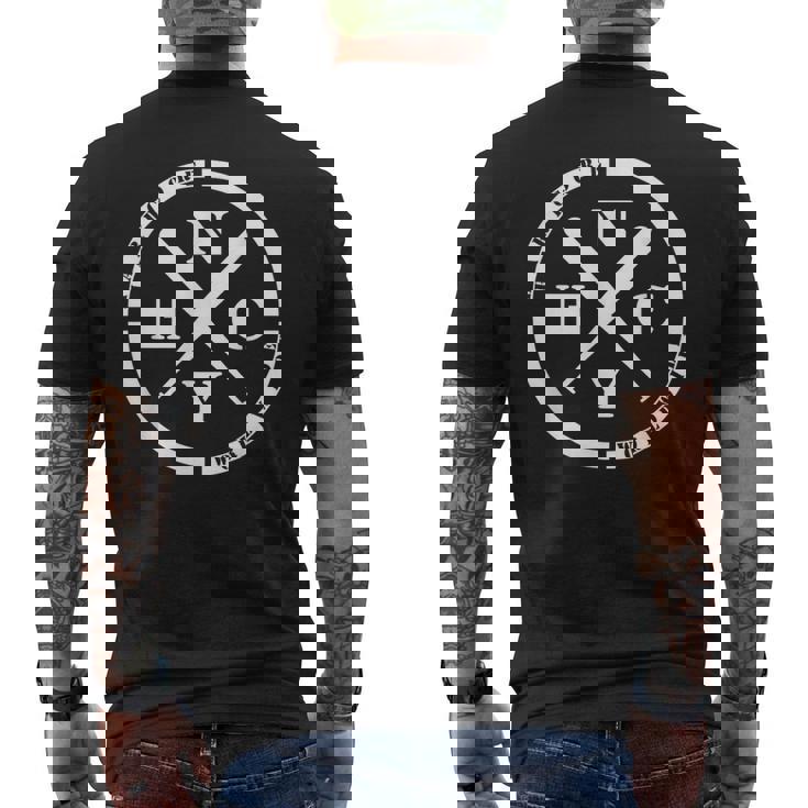 New York Hardcore Is Worldwide Nyhc Punks Not Dead Camiseta Hombre Estampado Espalda