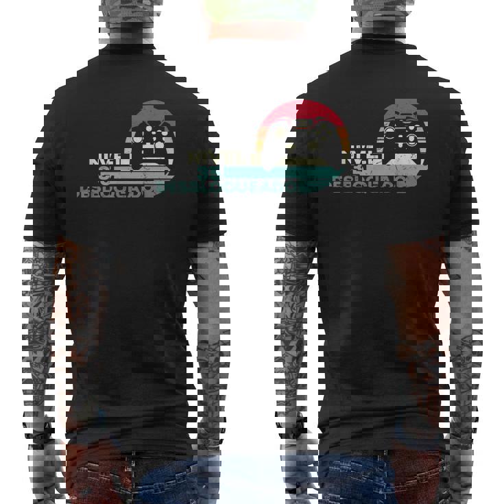 Nivel 35 Desbloqueado Cumpleaños De 35 Años Camiseta Hombre Estampado Espalda