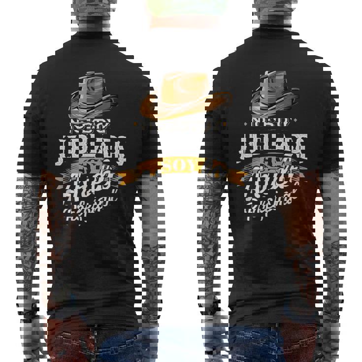 No Estoy Jubilado Soy Abuelo Profesional Humor Garantizado Camiseta Hombre Estampado Espalda