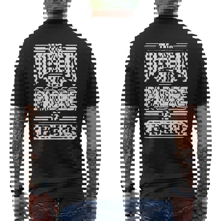 Nunca Subestimes A Un Padre De Gemelos Papá Mellizos Camiseta Hombre Estampado Espalda