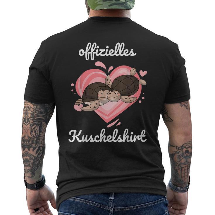 Official Cuddly Turtle Pyjamas Love Partner T-Shirt mit Rückendruck