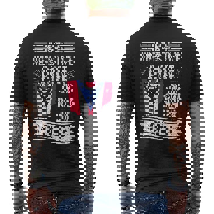 Ohio Home For Men Native Ohio Men's Back Print T-Shirt