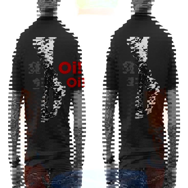 Oi Oi Skinhead Ska Street Punk Hardcore Punk Camiseta Hombre Estampado Espalda