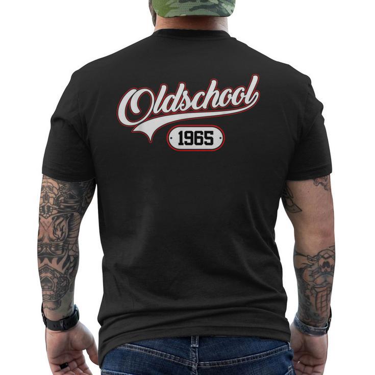 Oldschool 1965Intage Birthday T-Shirt mit Rückendruck