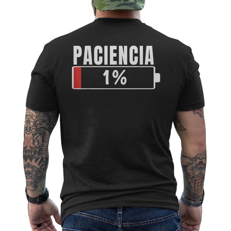 Paciencia At 1 Regalo Divertido Cumpleaños Pijama Parejas Camiseta Hombre Estampado Espalda