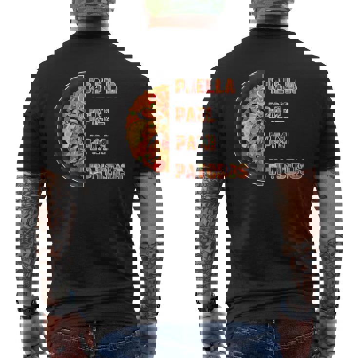 Paella Pael Pami Patodos Paella Comida Favorita Paella Camiseta Hombre Estampado Espalda