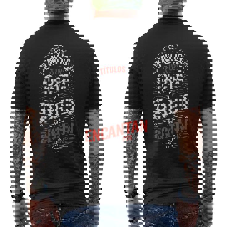 Papá Abuelo Hombre Divertidas Idea Regalo Día Del Padre Camiseta Hombre Estampado Espalda