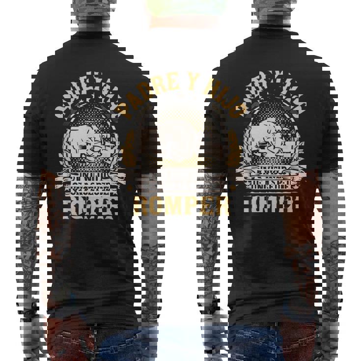 Papá Regalo Del Día Del Padre Divertido Padre E Hijo Camiseta Hombre Estampado Espalda