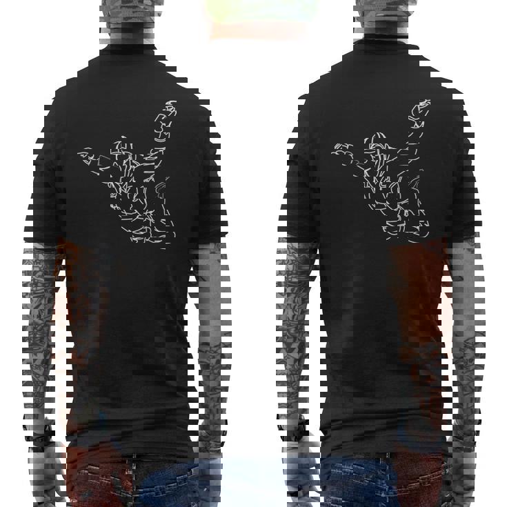 Paracaidista Deportes Extremo Paracaidismo Camiseta Hombre Estampado Espalda