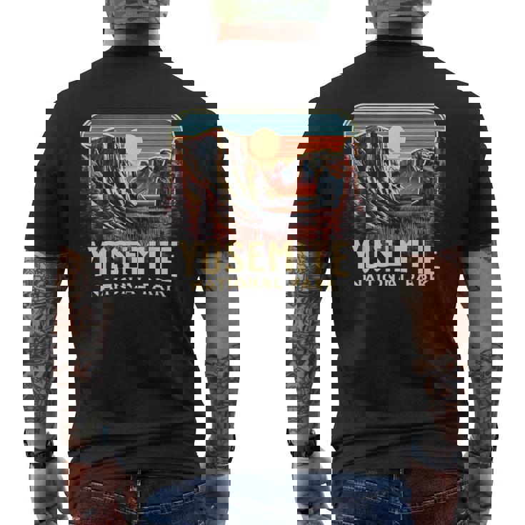 Parque Nacional De Yosemite Camiseta Hombre Estampado Espalda