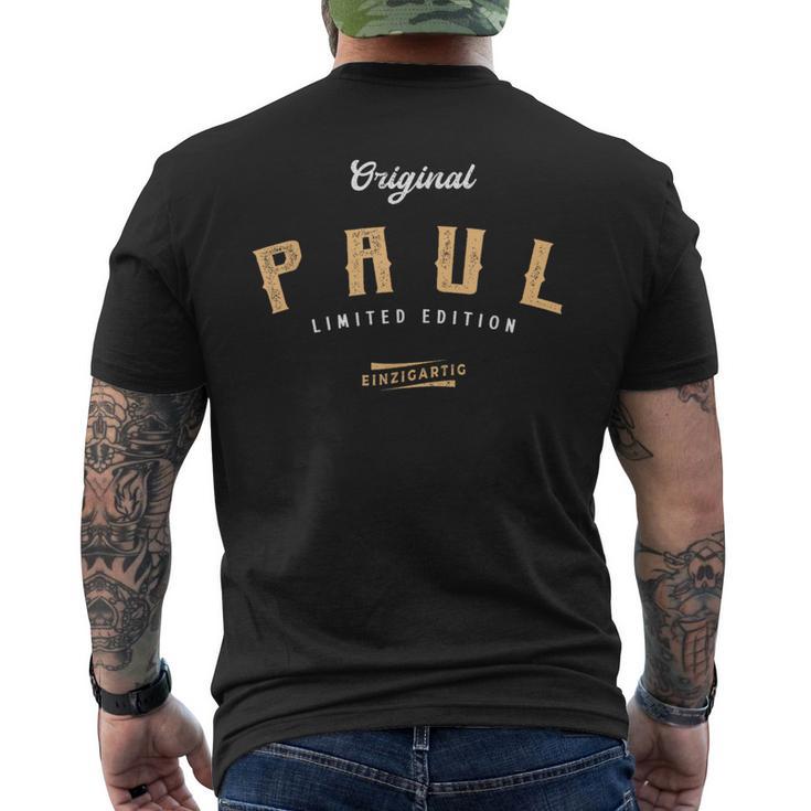 Paul Limited Edition S T-Shirt mit Rückendruck