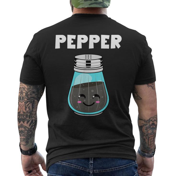 Pepper Costume Salt Pepper Matching Pair His Her T-Shirt mit Rückendruck