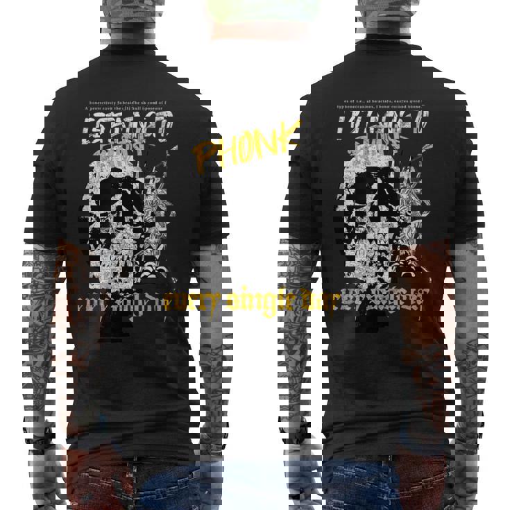 Phonk Music Écoutez Phonk Music Tous Les Jours T-shirt imprimé au dos
