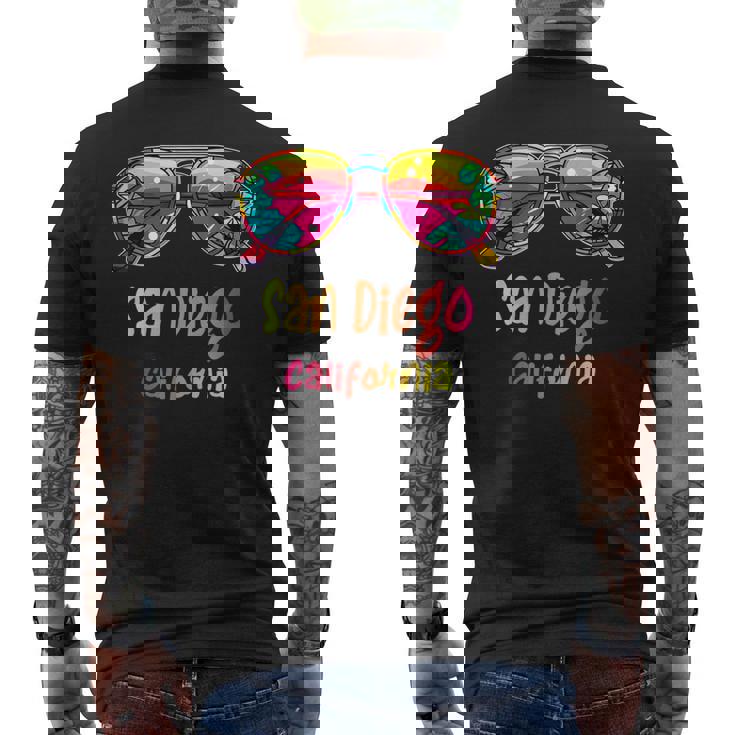 Plage De San Diego Californie T-shirt imprimé au dos