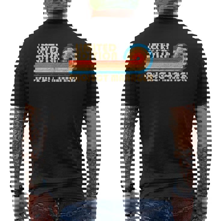 Project Manager Job Title Profession Birthday Worker Camiseta Hombre Estampado Espalda