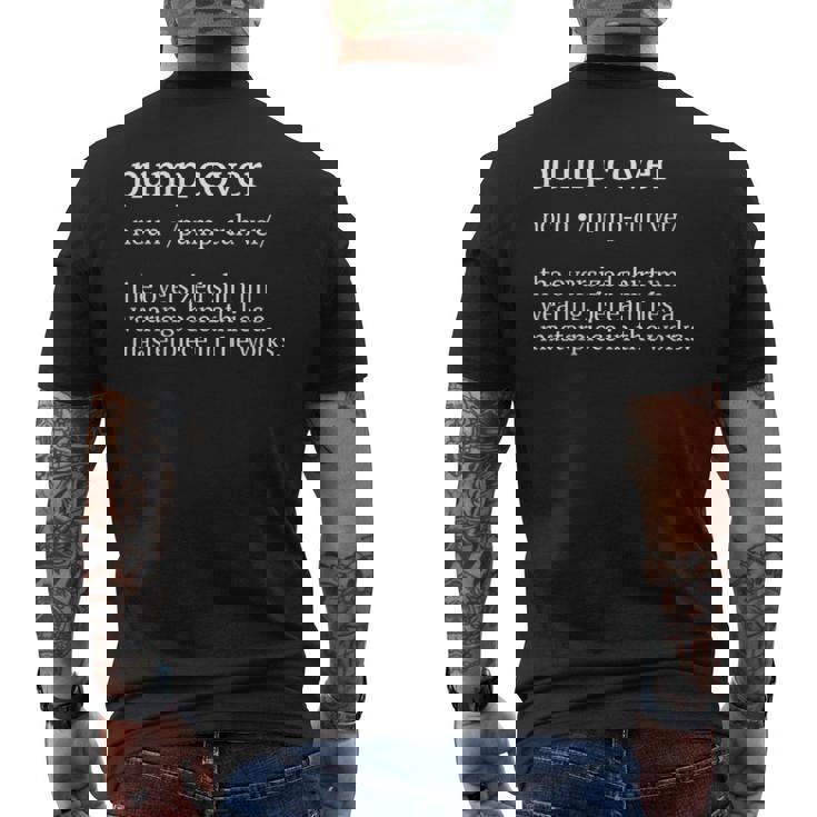 Pump Cover Definition Funda Para Bomba De Gimnasio Para Hombre De Gran Tamaño Camiseta Hombre Estampado Espalda