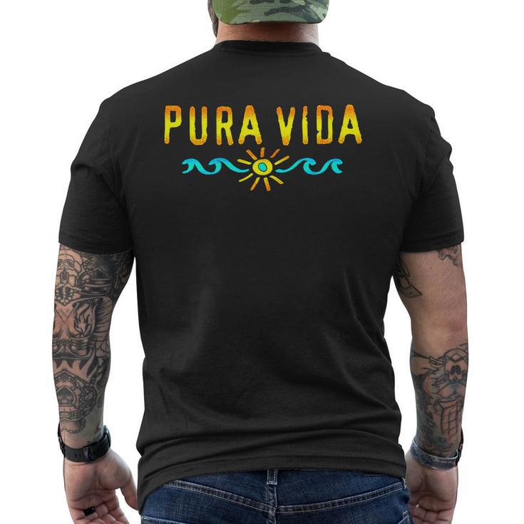 Puraida Costa Rica Sea Beach Sun Way Of Life Summer T-Shirt mit Rückendruck