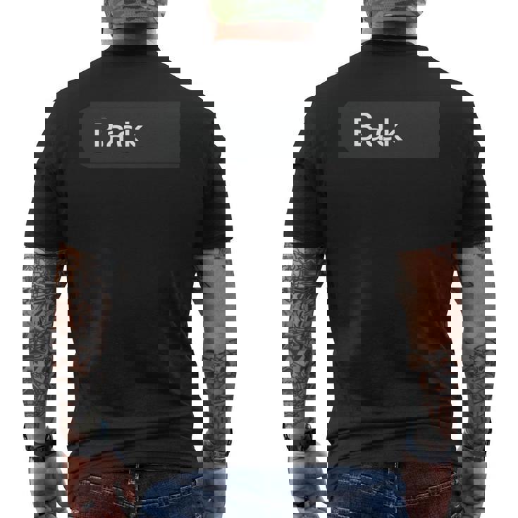 Pyrotechnics Your Excellency Fireworks Pyrotechnician Men's Back Print T-Shirt
