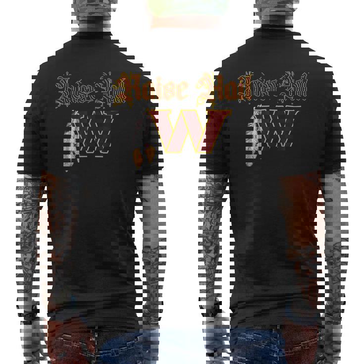 Raise Hail W Feather Washington Feather Men's T-shirt Back Print