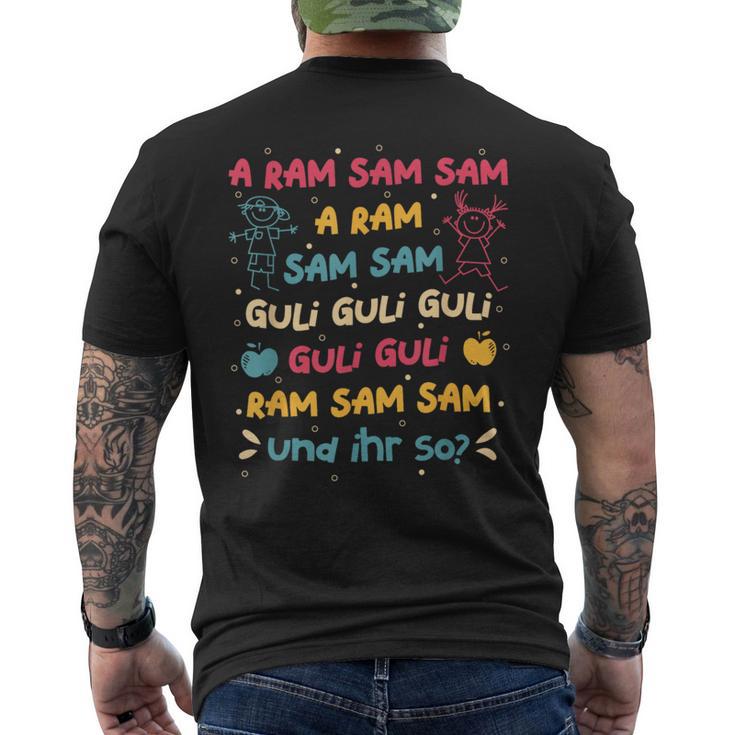 A Ram Sam Sam S T-Shirt mit Rückendruck