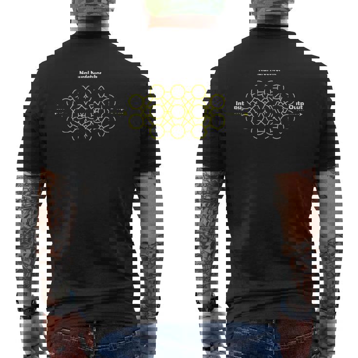 Red Neuronal Camiseta Hombre Estampado Espalda