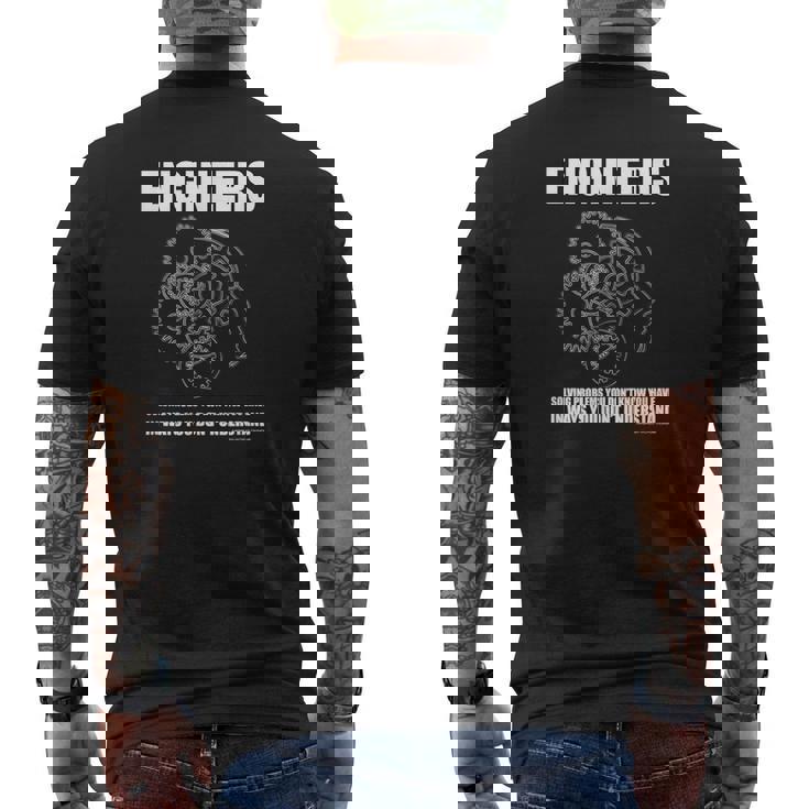 Resolviendo Problemas Que No Entiendes Ingeniero Gracioso Camiseta Hombre Estampado Espalda