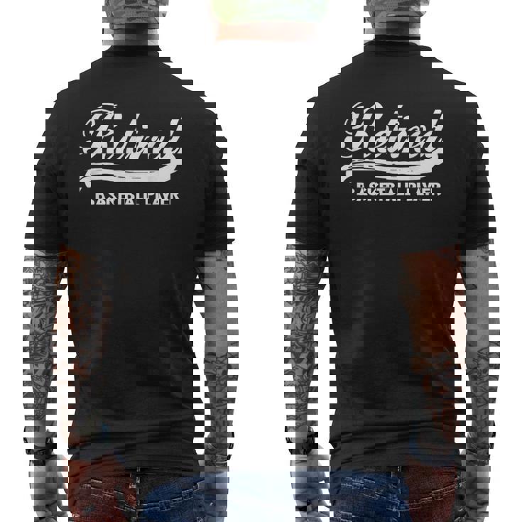 Retired Basketball Player Retirement T Shirt Men's Back Print T-Shirt