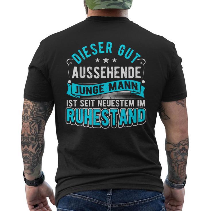 Retirement With Retirement Entry Man Pensionary & Pensionary T-Shirt mit Rückendruck