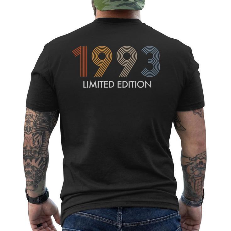 Retro 28 Year Old 1993 Limited Edition 28Th Birthday T-Shirt mit Rückendruck