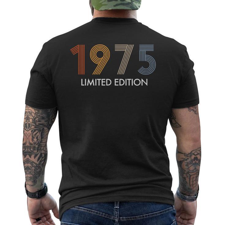 Retro 49 Yearsintage 1975 Limited Edition 49Th Birthday T-Shirt mit Rückendruck