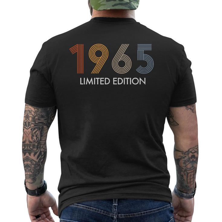 Retro 58 Yearsintage 1965 Limited Edition 58Th Birthday T-Shirt mit Rückendruck