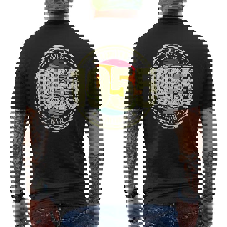 Retro 66 Yearsintage 1955 Limited Edition 66Th Birthday T-Shirt mit Rückendruck