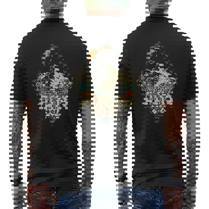 Retro Alaska Cruise 2025 Cruisin Together Vacation Matching Men's T-shirt Back Print