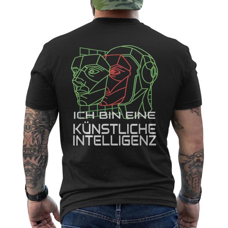 Robot Costume Artificial Intelligence Ai Technology Carnival T-Shirt mit Rückendruck