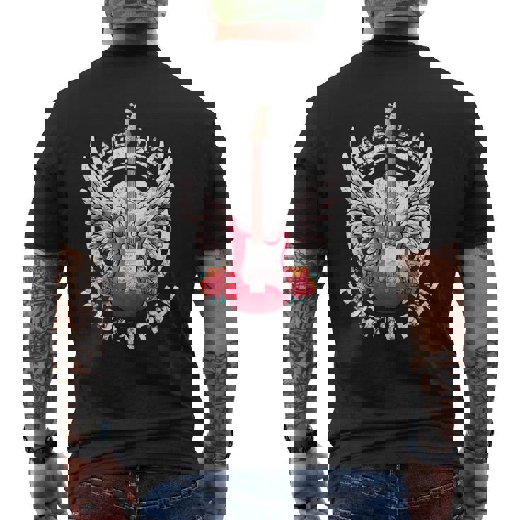 Lets Rock Rock & Roll Guitare Électriqueintage Rock Concert T-shirt imprimé au dos