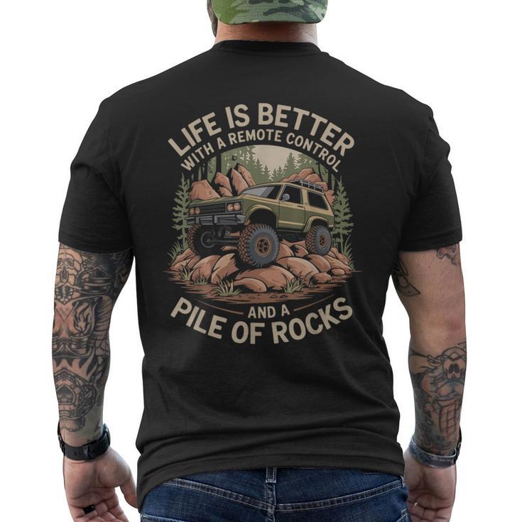 Rock Crawling Rc Crawler Rc Rock Crawling Camiseta Hombre Estampado Espalda
