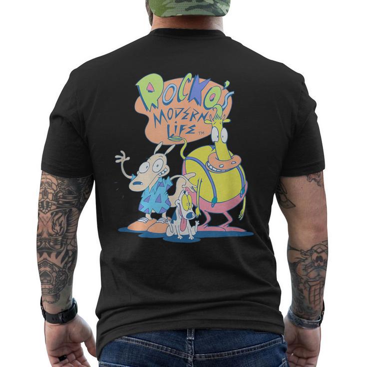 Rocko's Modern Life Group Shot Best Friends Classic Logo T-Shirt mit Rückendruck