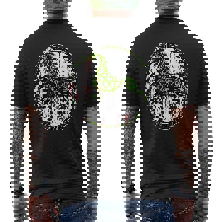 Runas Celtas Sleipnir Caballo Camiseta Hombre Estampado Espalda