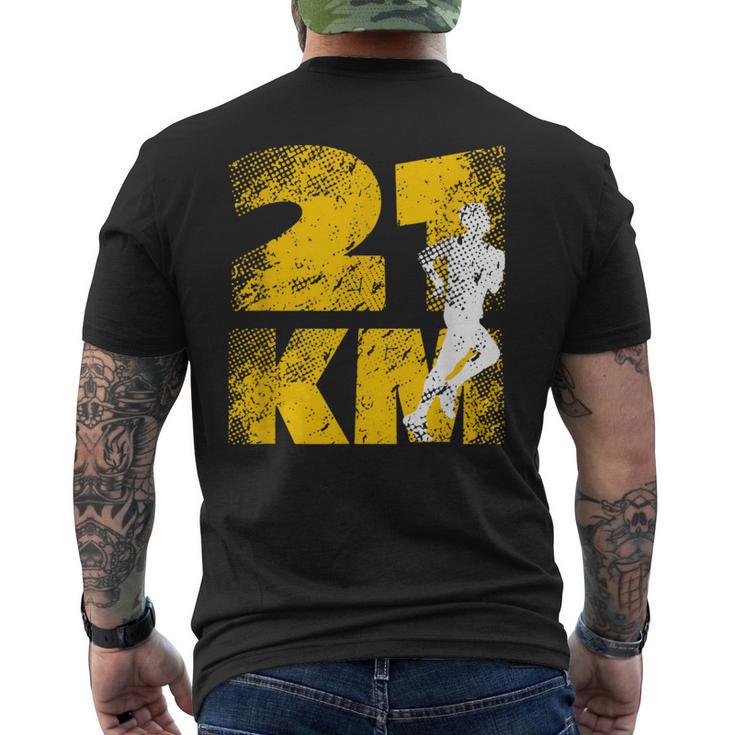 Runner Jogging Running Runner Sports Half Marathon T-Shirt mit Rückendruck