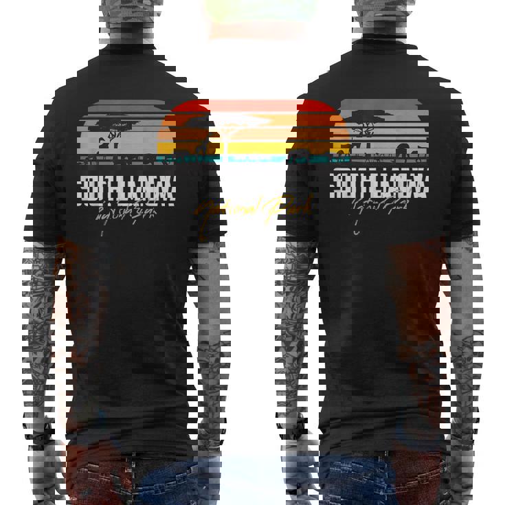 Safari Big Five South Luangwa Parque Nacional Zambia África Camiseta Hombre Estampado Espalda