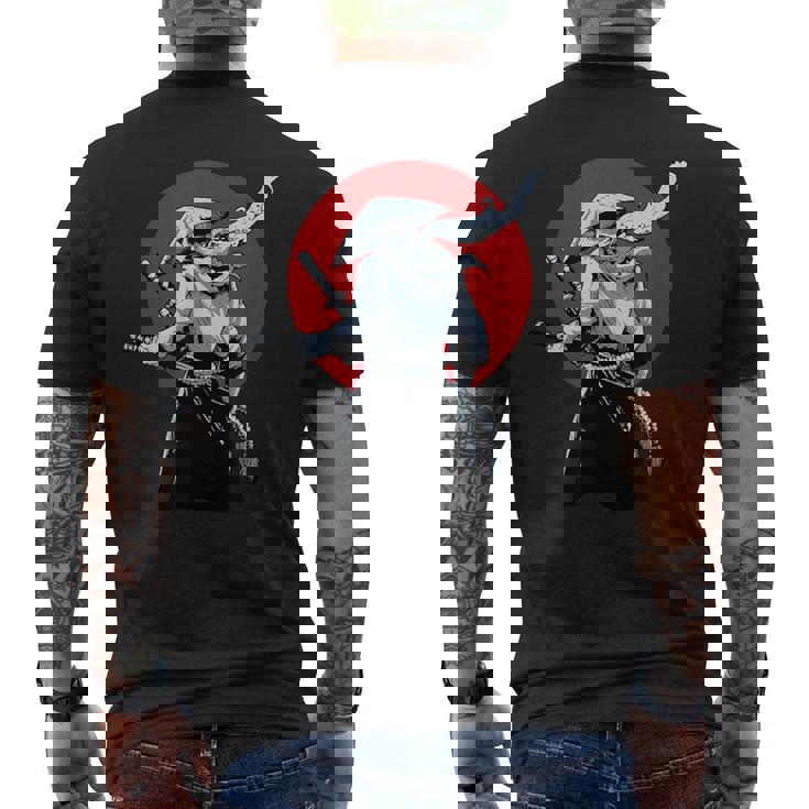 Samurai Militar Japonés Japón Guerrero Samurai Camiseta Hombre Estampado Espalda