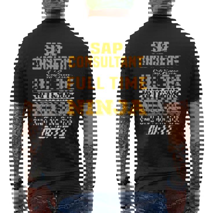 Sap Consultant Camiseta Hombre Estampado Espalda