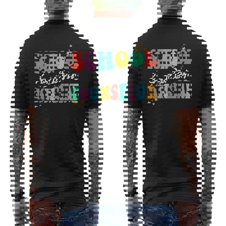 School Counselor Dream Squad Team Back To School Counseling Men's T-shirt Back Print