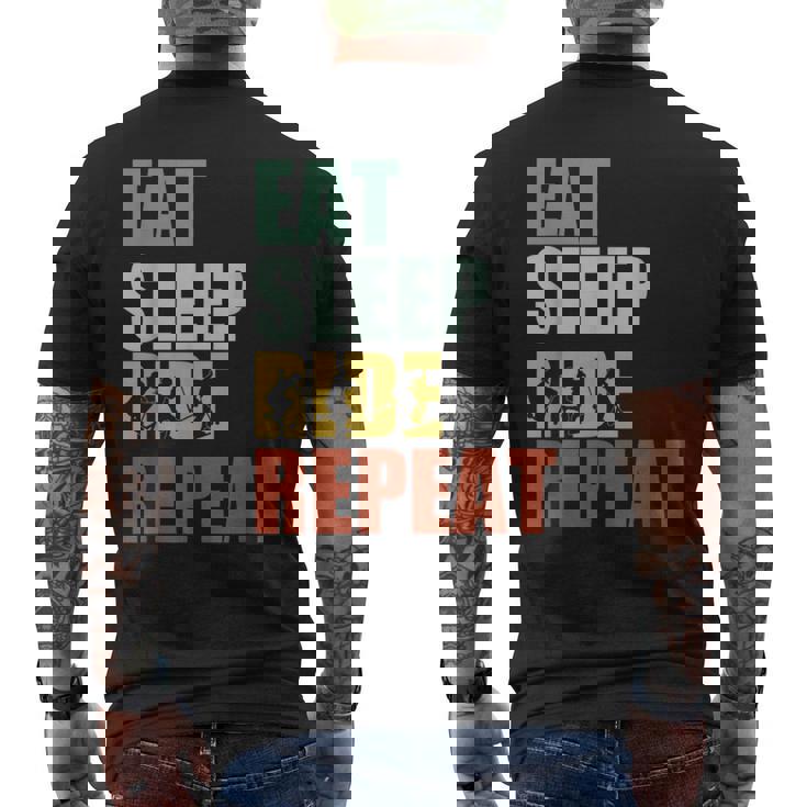 Scooter & Patinete Skater Regalo Eat Sleep Ride Repeat Camiseta Hombre Estampado Espalda