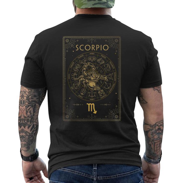 Scorpio Hand-Drawn Tarot Art Cool Zodiac Sign & Astrology Men's