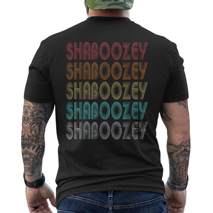 Shaboozey Family Name I Love Shaboozey Personalized Vintage Men's T-shirt Back Print