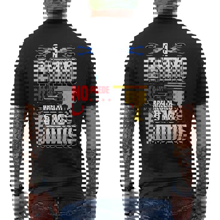 Si El Yayo Abuelo Camiseta Hombre Estampado Espalda