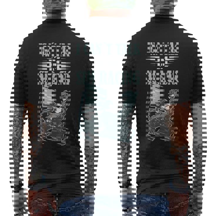 Sim Racing Equipos Simulación De Carreras Carreras En Línea Camiseta Hombre Estampado Espalda